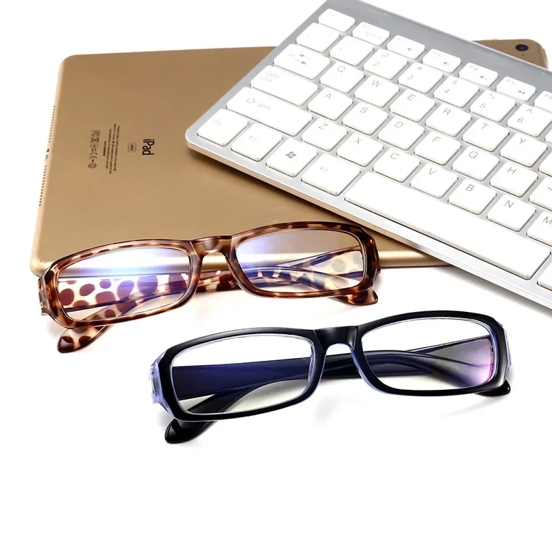 Gafas de ordenador versátiles antiluz azul, espejo plano femenino, sin grado, protección ocular para teléfono, novedad