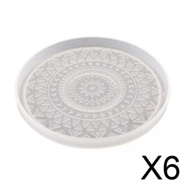 

Силиконовая форма для подставок под стаканы для эпоксидной смолы, для рукоделия, литья, для домашнего декора и свадебного оформления стола