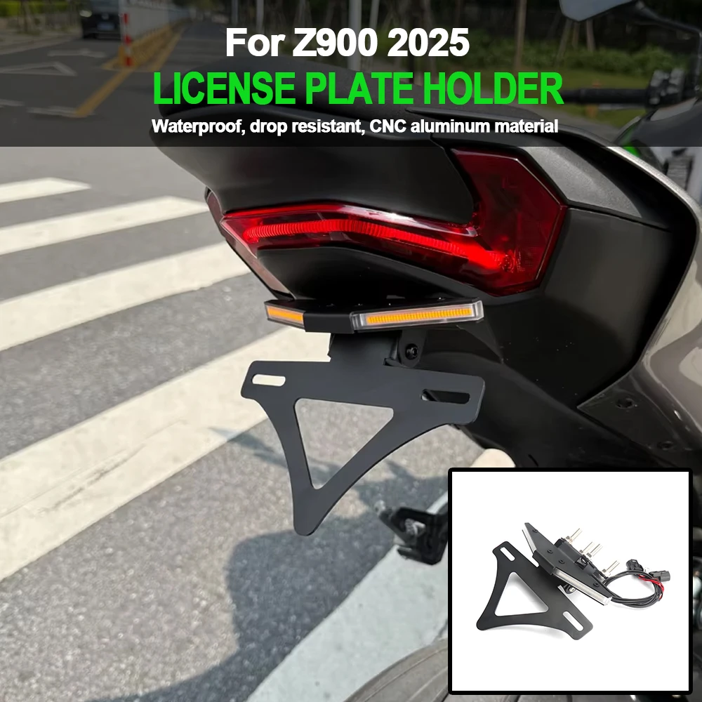 

NEW Motorcycle License Plate Holder Rear Short Tail Tidy Fender Eliminator Bracket Kit Fit For Kawasaki Z900 Z 900 z900 2025