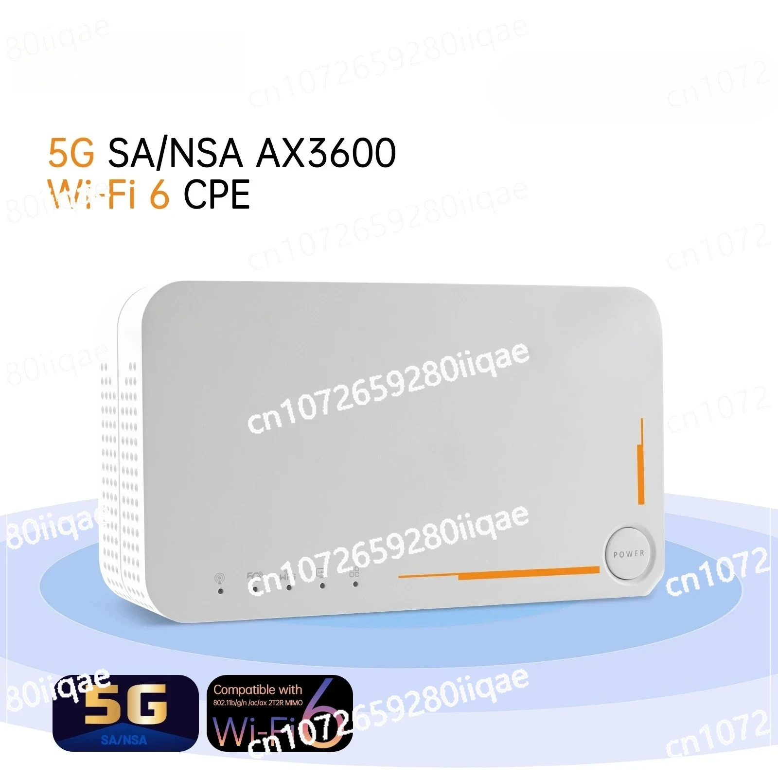 جهاز توجيه C160 5G مع بطارية 4000 مللي أمبير في الساعة ثنائي النطاق VPN 32 مستخدمًا فتحة بطاقة Sim نقطة اتصال WiFi لـ 32 مستخدمًا