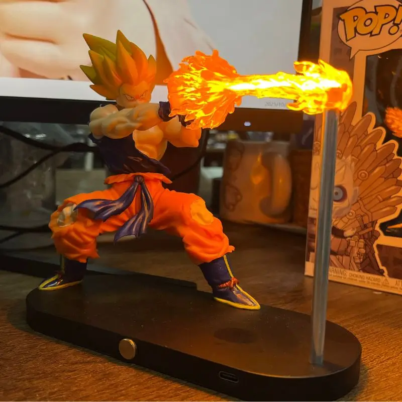 ไฟกลางคืนแม่เหล็กดราก้อนบอล 2025 เวเจต้า ซุปเปอร์ไซย่า โกคู ของสะสมอนิเมะ ของตกแต่งโต๊ะทำงาน ของขวัญวันเกิดสำหรับเด็กผู้ชาย