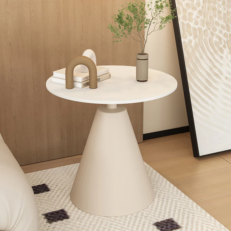 Living Room White Coffee Table Round Small Side Coffee Tables Tea Mobile Design Side Rock Stolik Kawowy Garden Modern Furniture