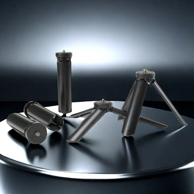Mini statyw ze stopu aluminium 1/4 śruba do mocowania podstawka projektora lekki aparat uchwyt na telefon stabilizator przenośny statyw pulpitu — zdjęcie 4