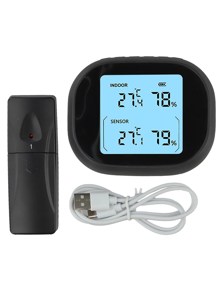 Rechargeable Electronic Humidity Monitor featuring Anti Touch Protection Functionality for Safe Usage in Homes or Offices