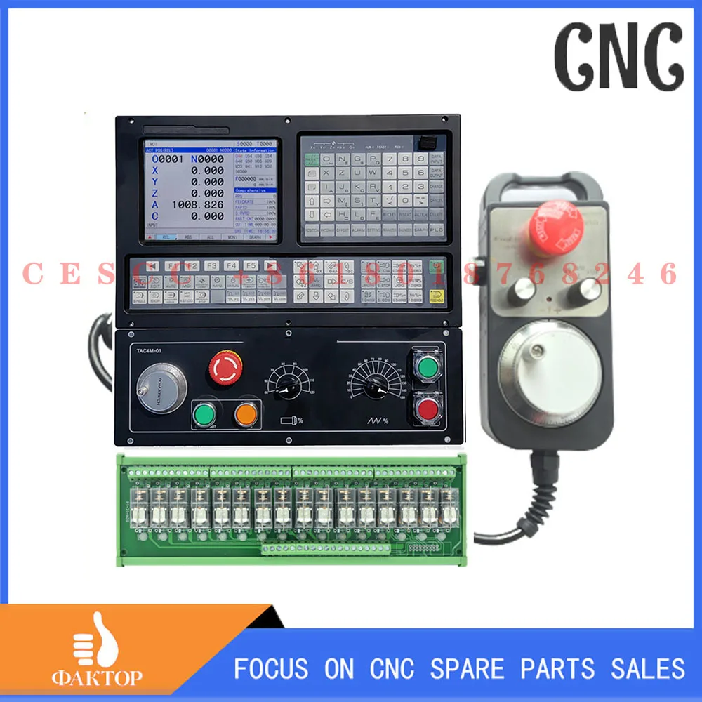 4axis CNC parts processing controller TAC200 2/3axis motion system High-precision 8-inch large-screen rigid tapping lathe contro