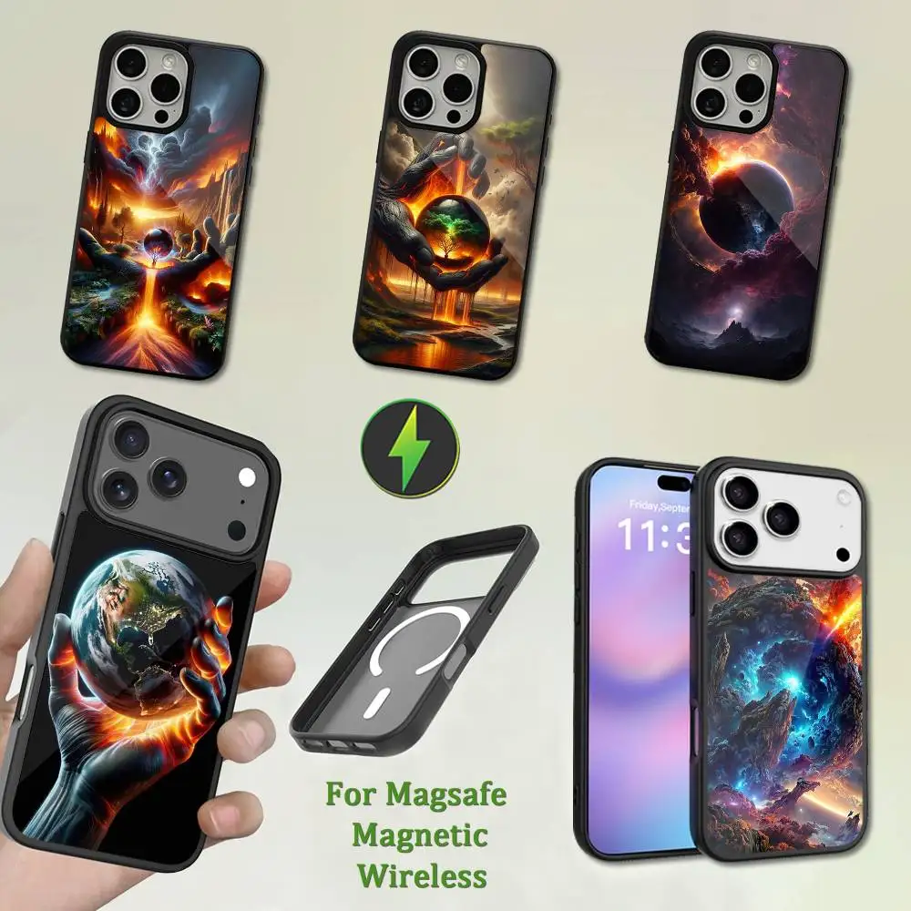 

Art OF Destruction Phone Case For iPhone 13,12,11,16,15,17,14,Pro,Max,Plus,Mini,Magsafe,Magnetic Wireless Charging