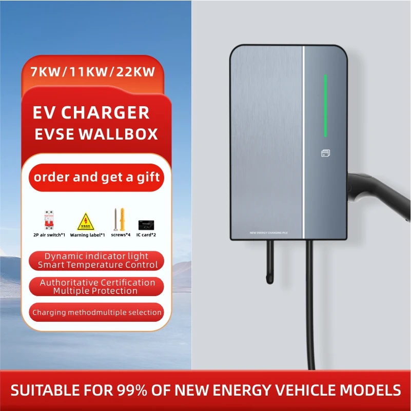 

НОВАЯ зарядная станция для электромобилей IEC62196 Type2 7 кВт 32A Wallbox с функцией BluetoothAPP для зарядной станции для электромобилей и автомобилей