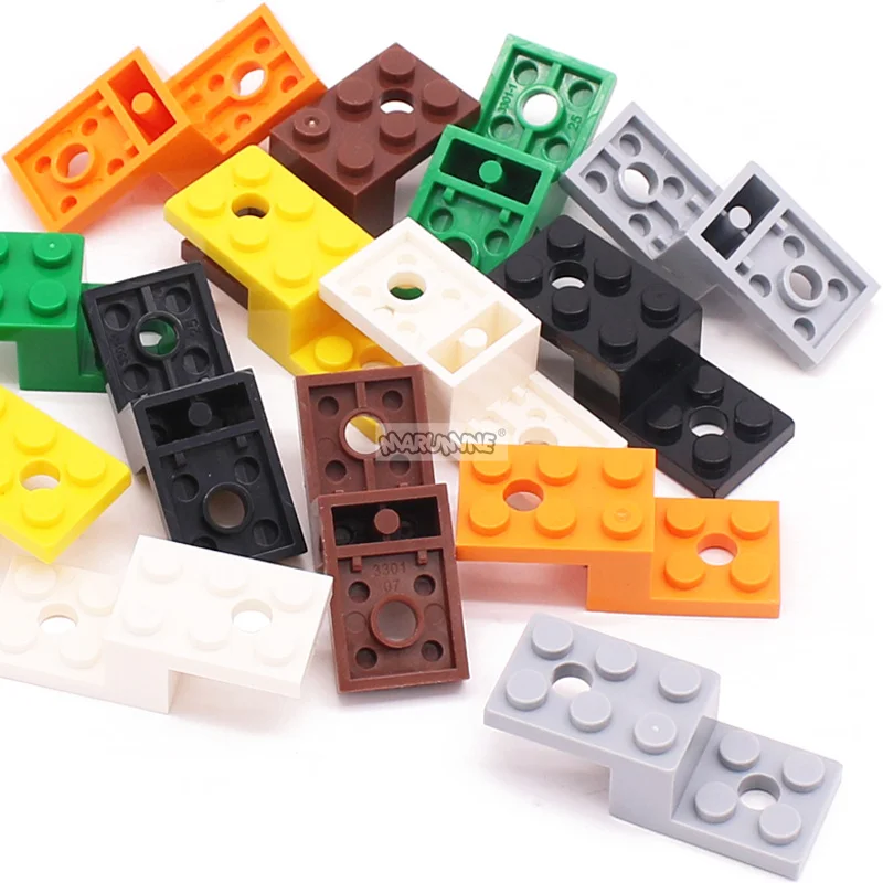 Marumine MOC 5x2x1 High and Low Bracket 2 Hole Technology Building Blocks Parts 11215 Construct Model DIY Toy 20PCS Accessories