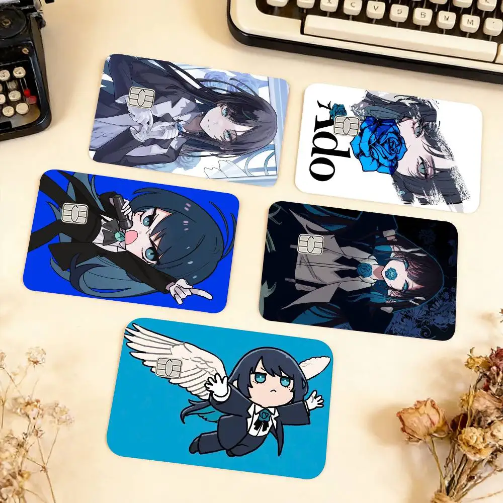 Virtual Singer A-Ado K-KyogenS Waterproof Film Skin Cover Credit Card Stickers Debit Front Bank Bus Pass