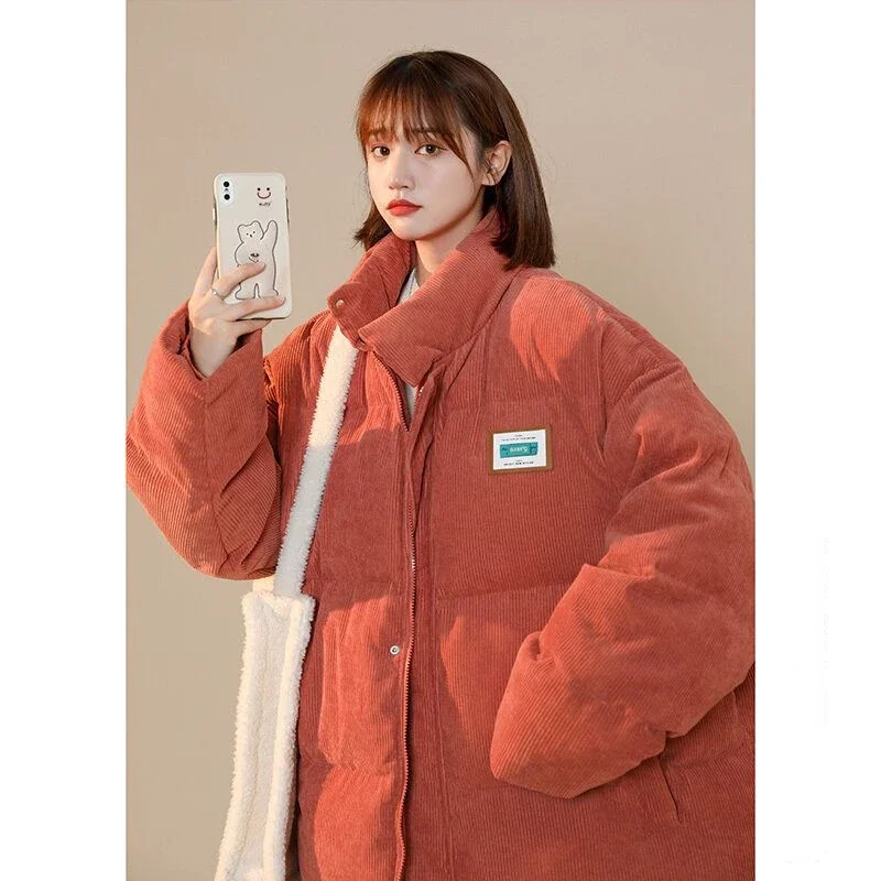Winter Coat for Women Coats Parkas Jackets Corduroy Cotton Jacket Winter Men's Jacket Warm Thickening New Korean Fashion