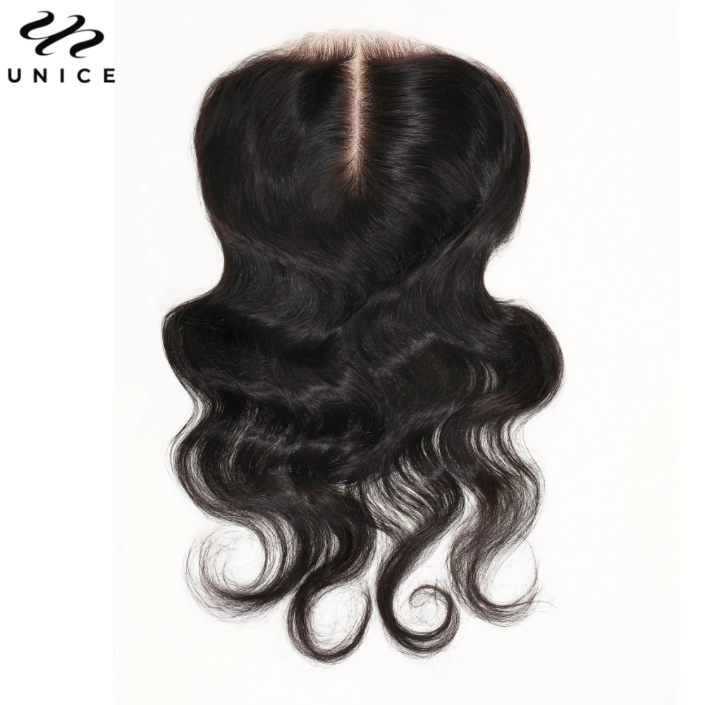 

UNICE Hair Replaceable Lace Closure For Magic Lace Wigs Pre Cut Pre Bleached 7x5 Lace Closure