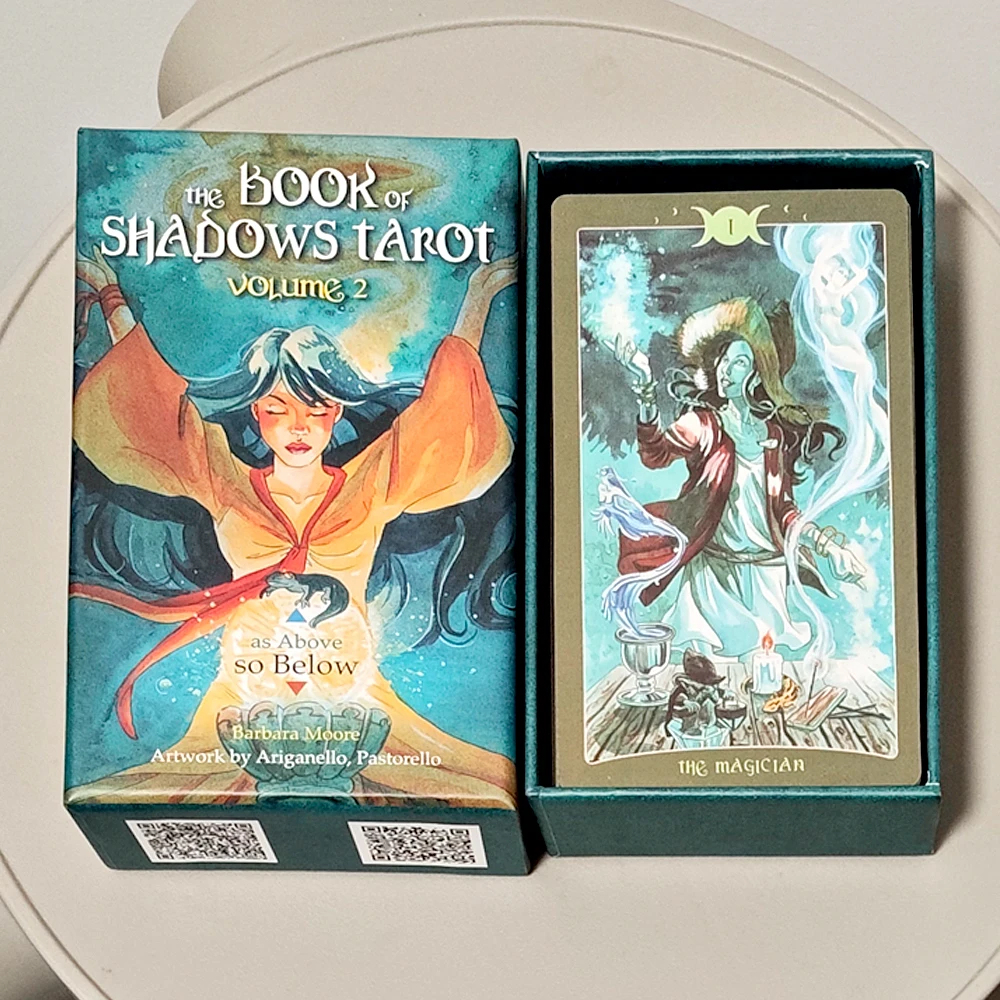 Libro de las Sombras Tarot Volumen 2: So Below 12*7cm – Mazo de Tarot Wiccano Moderno, 78 Cartas para la Magia Cotidiana, Empaquetado en Caja Rígida