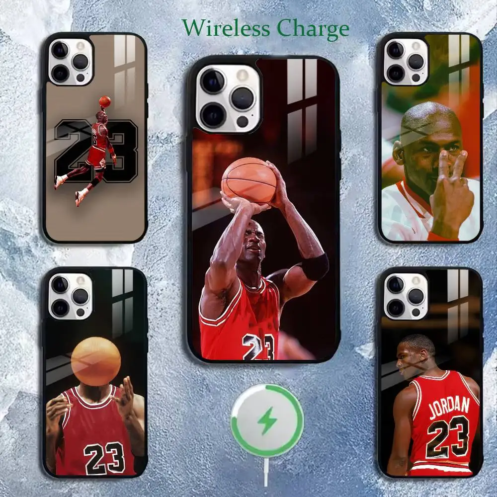 

The GOAT Michael J-Jordan Phone Case For iPhone 17,16,15,14,13,12,11Plus,Pro,Max for Magnetic Wireless Charging