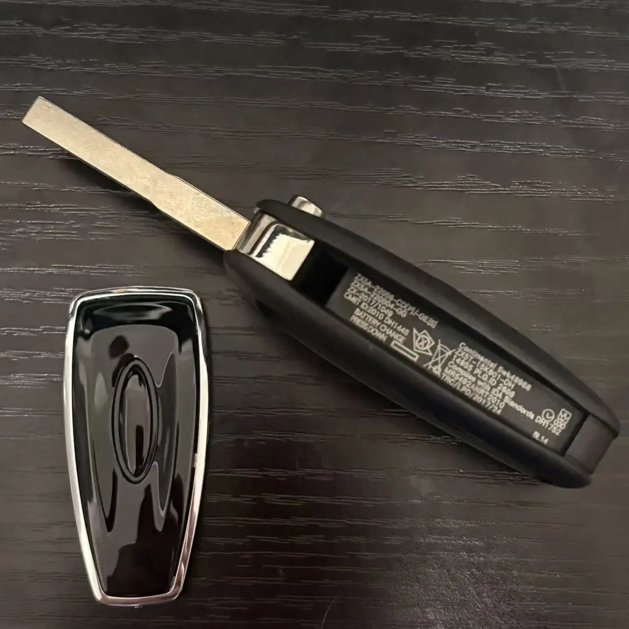 3 Knoppen 1 Stuks Voor Ford Focus Mk1 Mondeo Transit Connect HU101 Sleutelblad Filp Afstandsbediening Autosleutel Case shell Met Logo