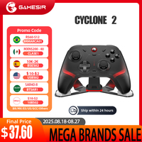 Original  Gamesir Cyclone 2 Wireless Controller with  Hall effect Controller for PC Steam Switch ios Andrioid Optional base