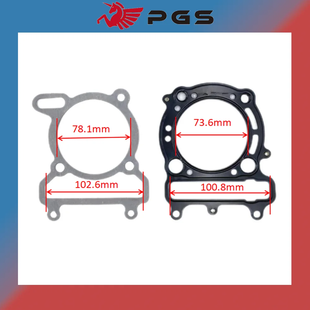 PGS Cylinder Head Gasket For Stels 300B Buyang eishen FA-D300 Chironex 2.1.01.0380 2.1.01.0410 LU018892 LU014903 LU018896