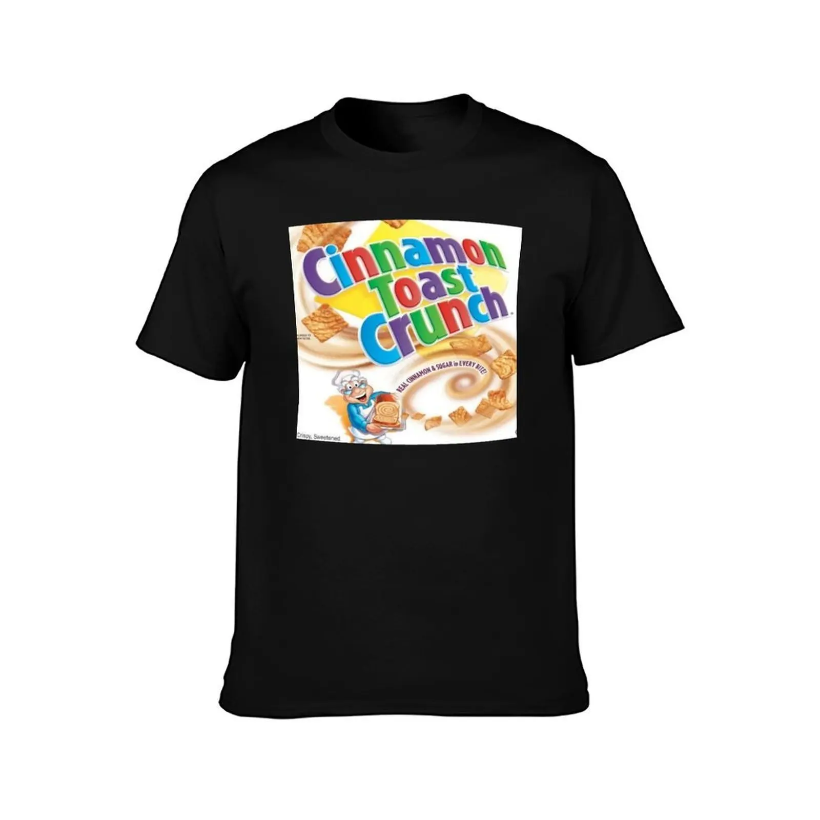 Cinnamon Toast Crunch Classic T-Shirt, Summer Casual Cotton Tee, Oversized Streetwear Tops, Vintage Graphic Print, 100% Cotton