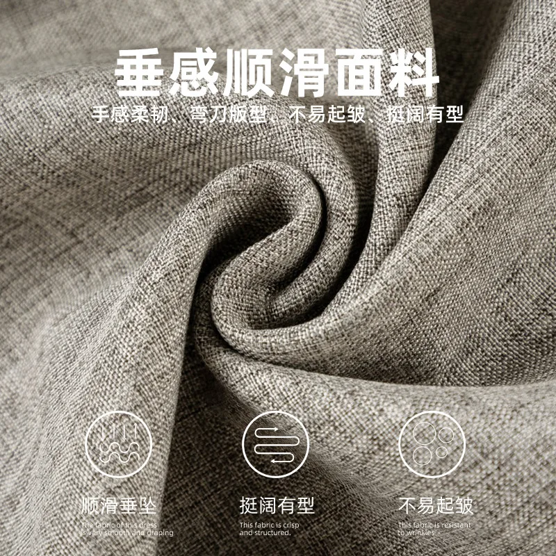 Man Suit Pants Spring Autumn New Long Sleeve T Shirt Ound Neck Wide Leg Pants American-Style Letter Print Slim Fitting Top