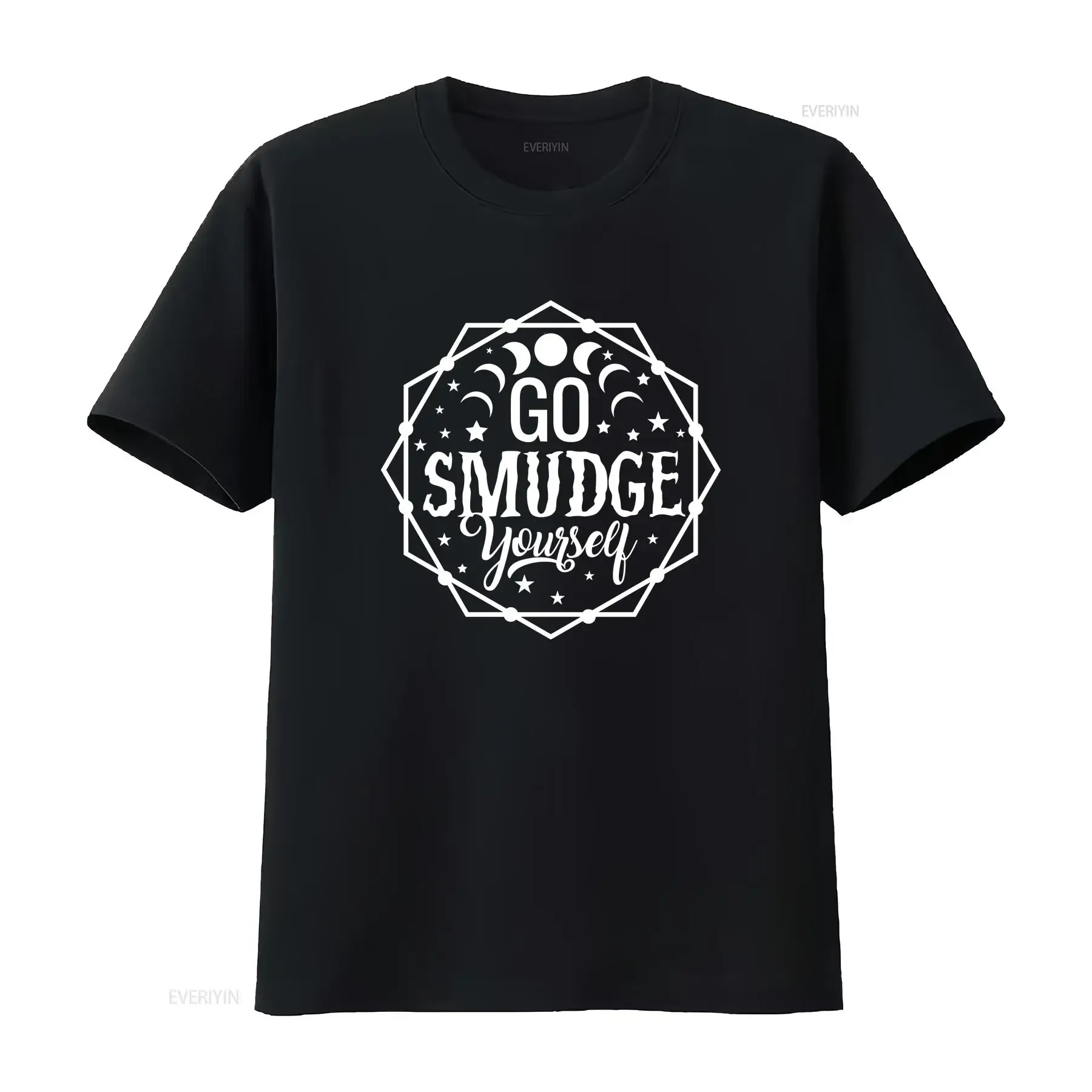 Go Smudge Yourself T Shirt Sage Spiritual Halloween 2023 vintage Washed Stylish fashion Slightly homme Comfortable