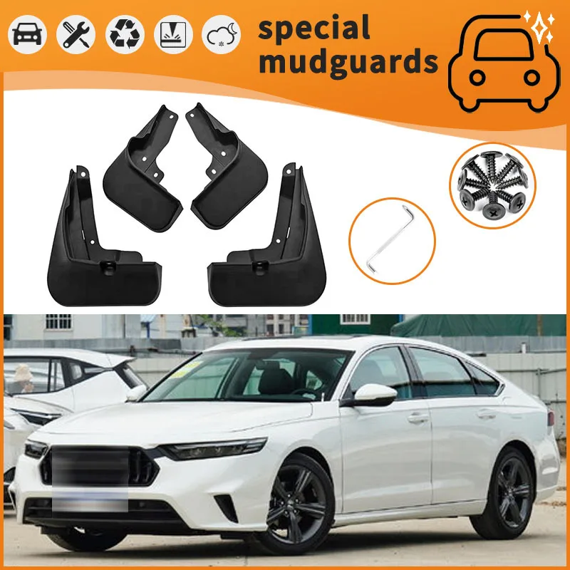 

For 23-24 Honda INSPIRE models Mudguards Fender Mudflaps Front Rear Flares Splash Guards Cover Car Accessorie