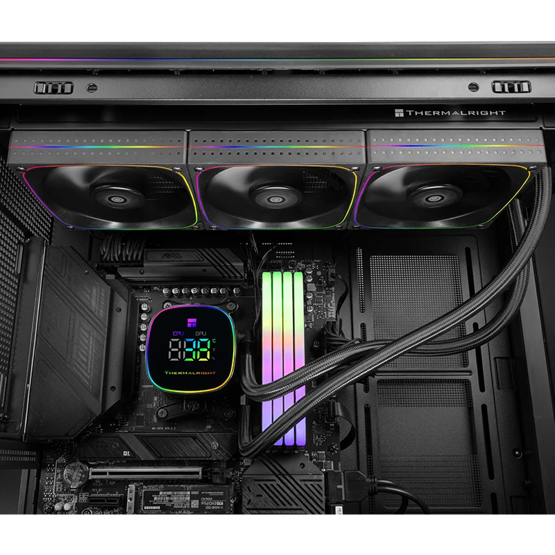 Thermalright FROZEN HORIZON 360 Digital Display Version Magnetic metal detachable cold head High-performance fan support LGA1851 view 6