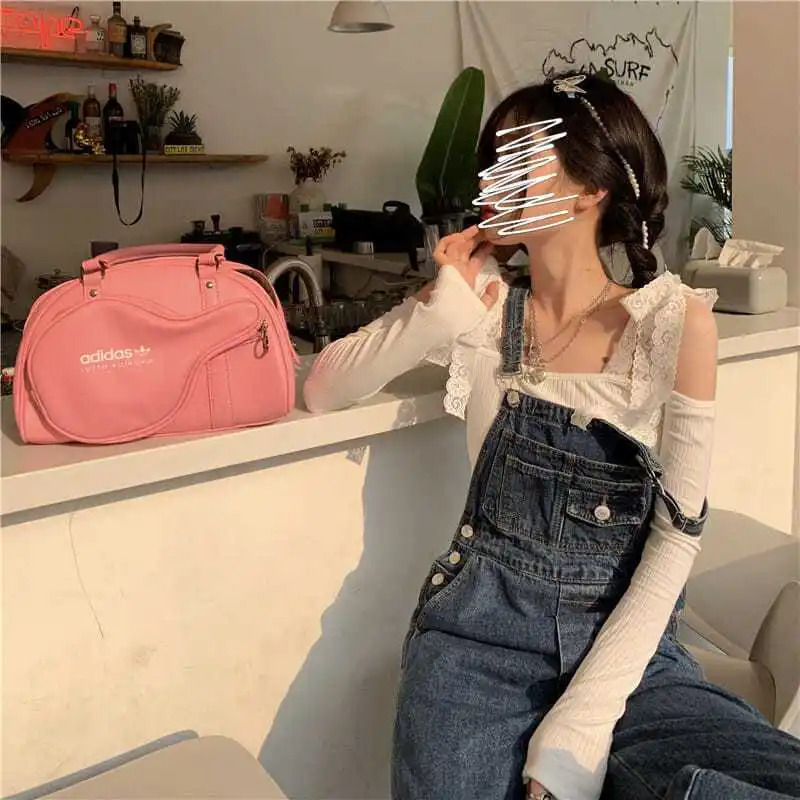 Tute di jeans vintage Donna Ulzzang Dolce per il tempo libero Studenti Tuta con cinturino Harajuku Streetwear Ins Style Distressed Full Length