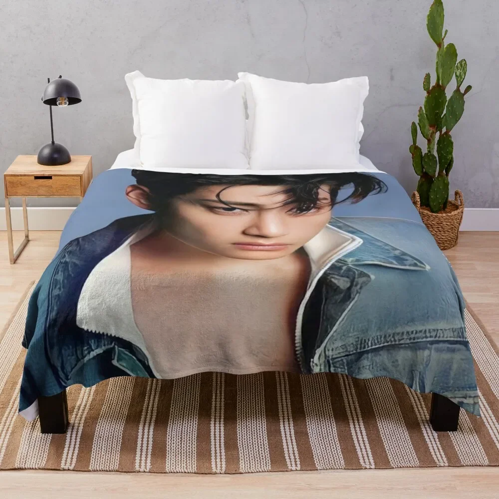 Taehyung magazine Throw Blanket Vintage Stuffeds Blankets