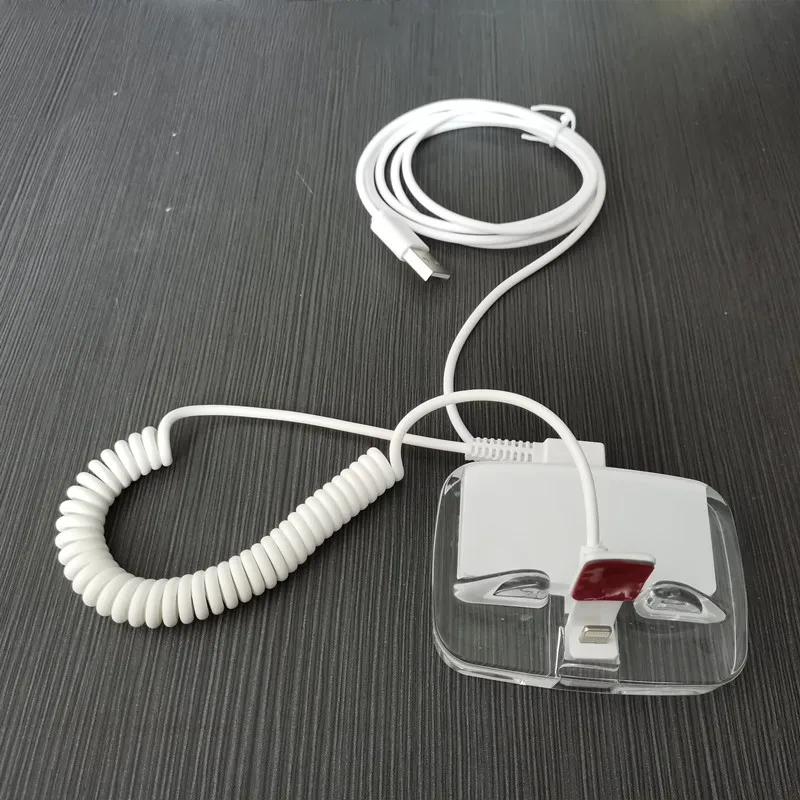 Mobile Phone Display Bracket Acrylic Base For Multi Port Mobile Phone Anti-Theft Alarm System