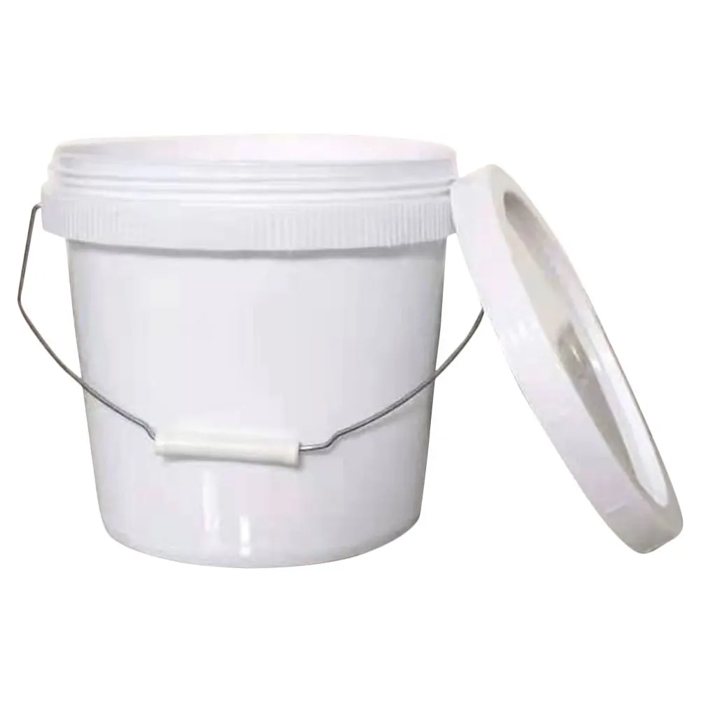 

Multipurpose Plastic Water Bucket Portable Handle Lid Bucket for Farm Home Dormitory Cleaning 8L Thickened Cleaning Buckets
