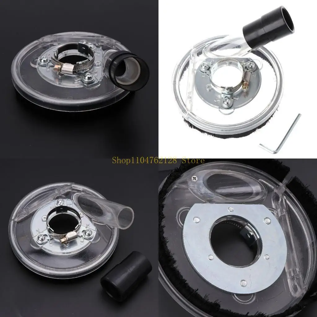 

Dust Shroud Dry Grinding Cover Tool For Angle Hand Grinder Clear 80-125mm best sale