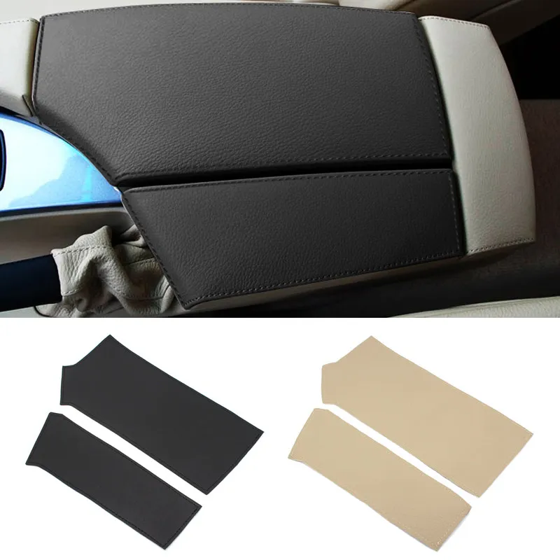 

For BMW 5 Series E60 2004 2005 2006 2007 2008 2009 2010 Center Control Armrest Box Pad Microfiber Leather Protection Trim Cover