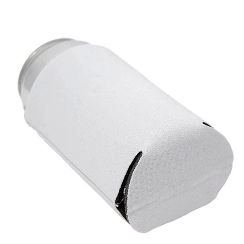 30PCS Neoprene Beer Can Cooler Drink Cup Bottle Sleeve Insulator Wrap Cover New White