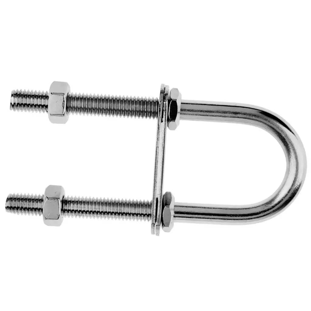 304 Stainless Steel Bow Stern Eye U Bolt Boat Marine U Screw M10 M8