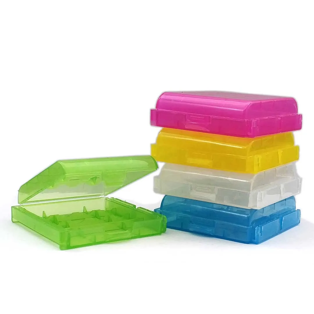 투명 플라스틱 케이스 홀더 보관함 커버 10440 14500 AA AAA 배터리 상자 컨테이너 가방 케이스 주최자 상자 케이스