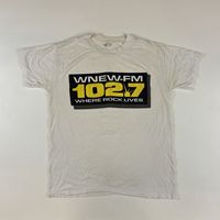 Vintage Wnew Fm 102 7 Radio Station T Shirt Where Rock Lives Size M