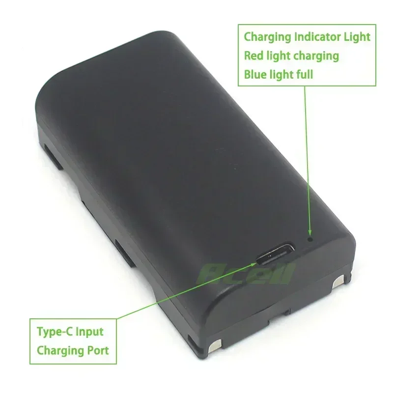 FL-260 (2INR19/66) Replace 7.4V 2600mAh Battery for ZOKOUN 93T-2 3D Green Line Laser Level