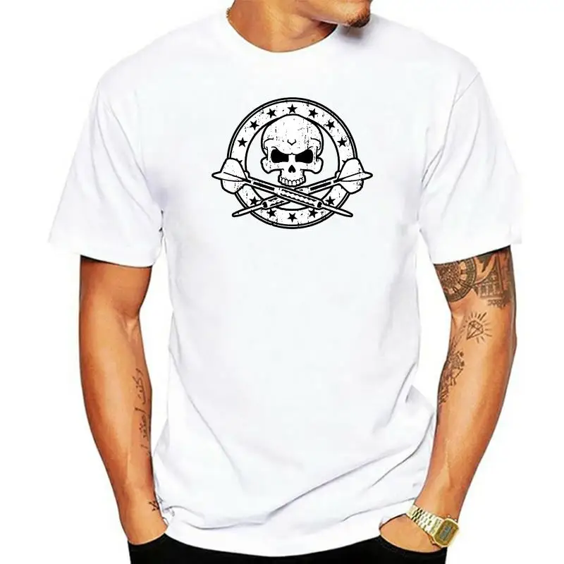 Darts T Shirt - competition darts skull shirt pro dart crossbones arrows t-shirt