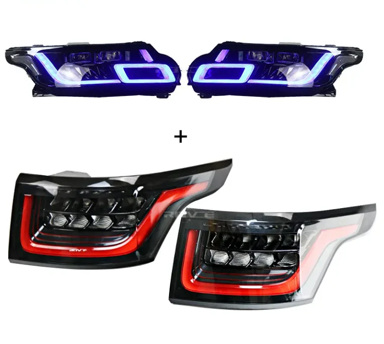 

Front Headlight Assembly LED Head Lamp Rear Light For Range Rover Sport L494 2014-2017 Upgrade 2018 Sport Headlight & Taillight