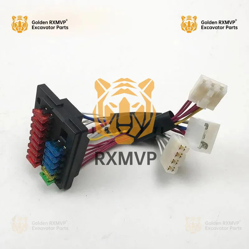 Excavator parts Doosan Daewoo DH150/220/225/300/370-7-9 fuse box assembly image 6