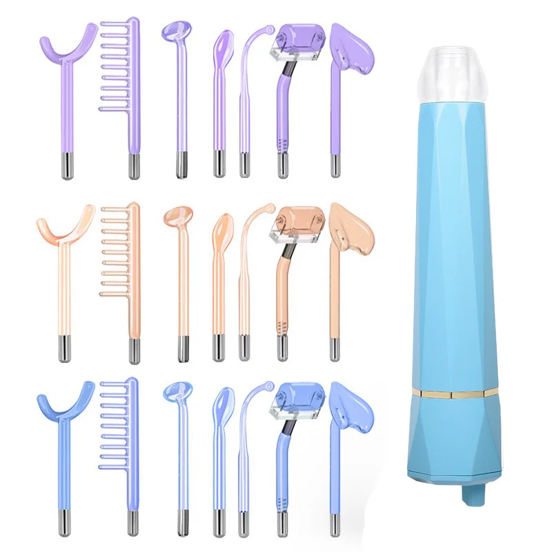 New Best Seller 7 in 1 High Frequency Wand Machine Facial Neon and Argon Acne Treatment Facial Tools for Care