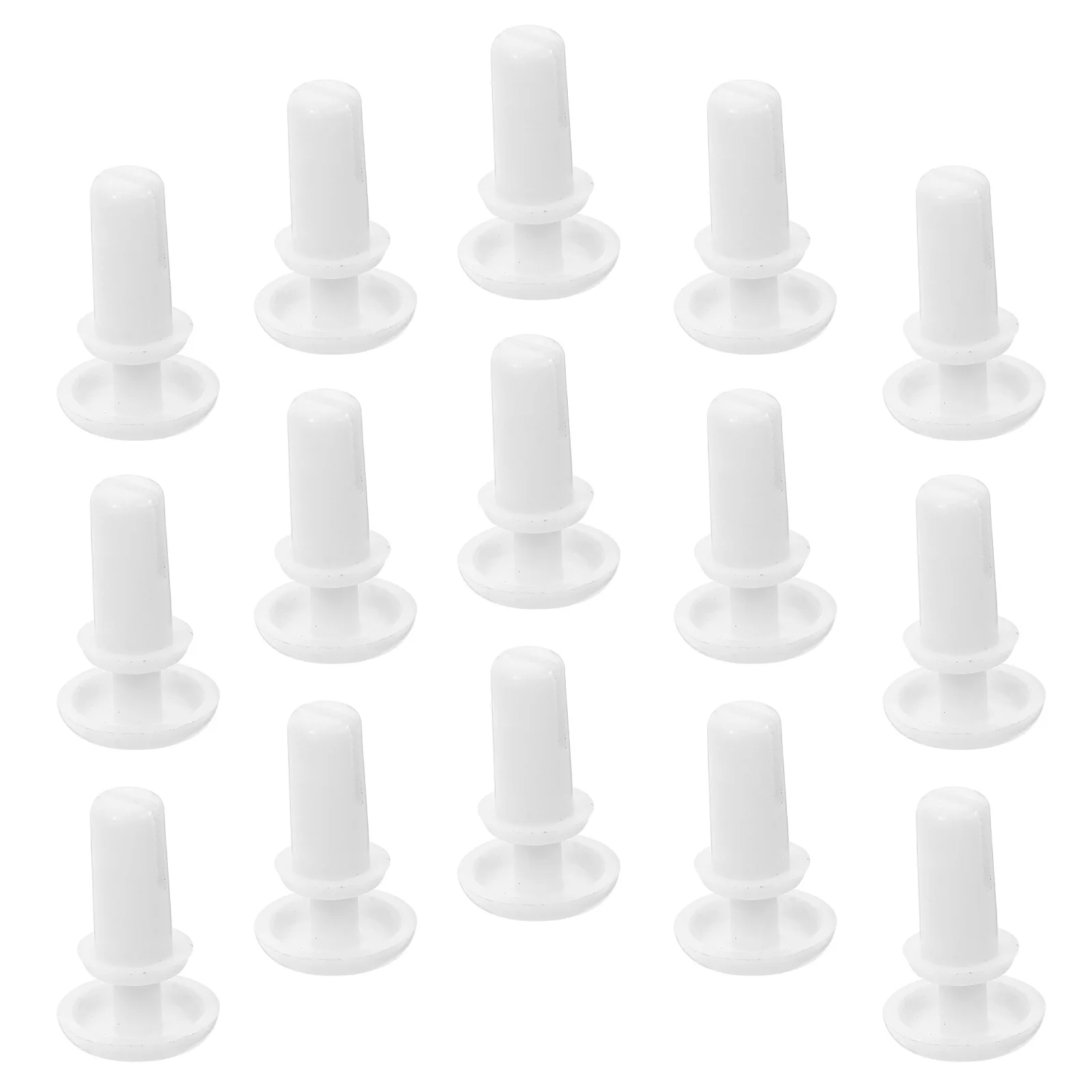 คลิปรัดพลาสติก 100 ชิ้น สีขาว ไนลอน สำหรับยึดกันชนรถยนต์ ตัวล็อคแผงตกแต่งรถยนต์ ชุดยึดแบบกด