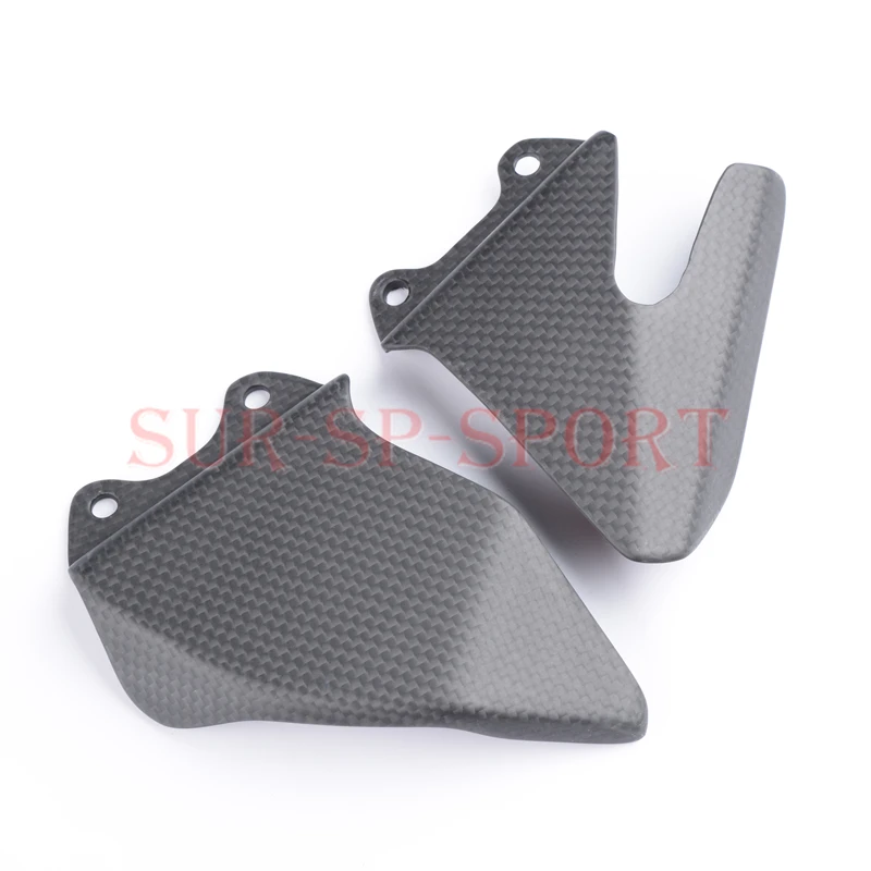 Motorcycle Rearset Foot Mount Heel Guard Plate Cover Cowl Farings For MV Agusta F4 Full Carbon Fiber 100%