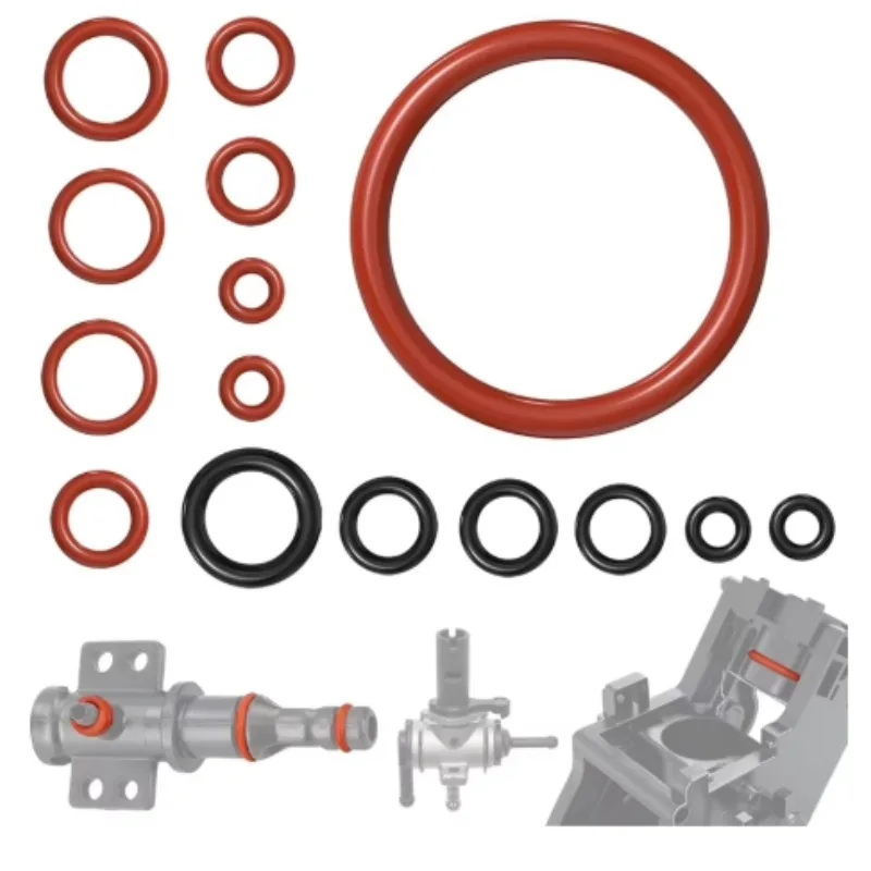 15pcs O-Ring Seal Kit Silicone Gasket for Saeco Gaggia Spidem Coffee Machine Brewing Group Spout Connector Kitchen Accessories