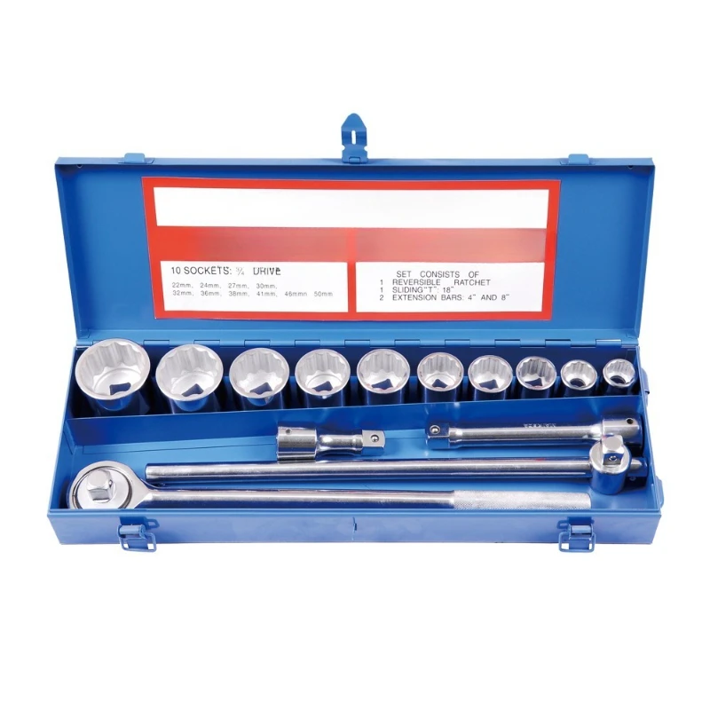 

3/4 14 Piece Metric Socket Wrench 3/4 14 Piece Metric Socket Wrench