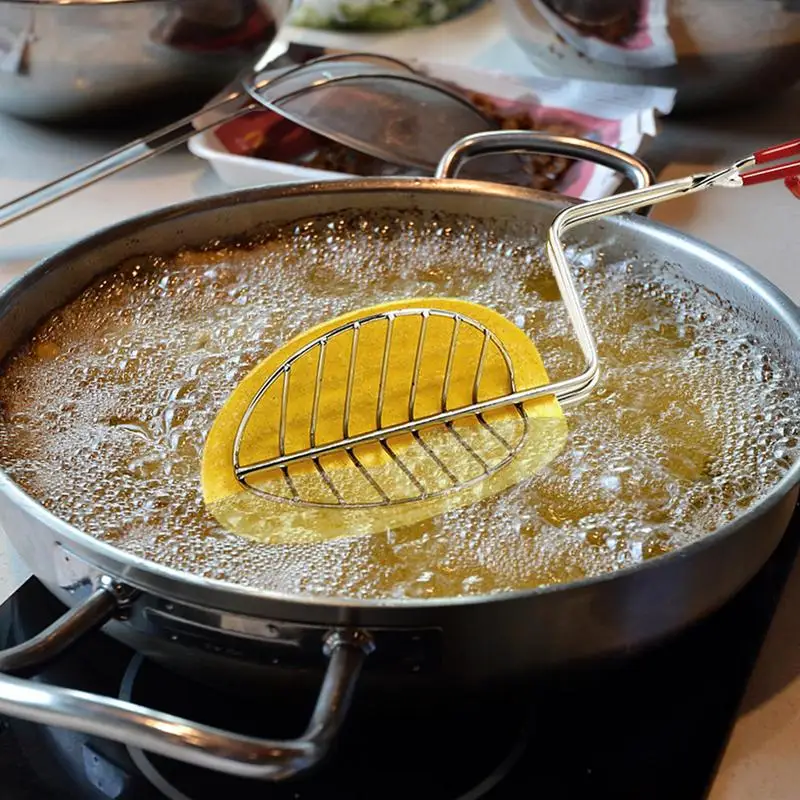 Molde de concha de Taco mexicano para freír, máquina de Taco mexicano de acero inoxidable, soporte para tortilla, patatas fritas en forma de V, herramientas de cocina para hornear