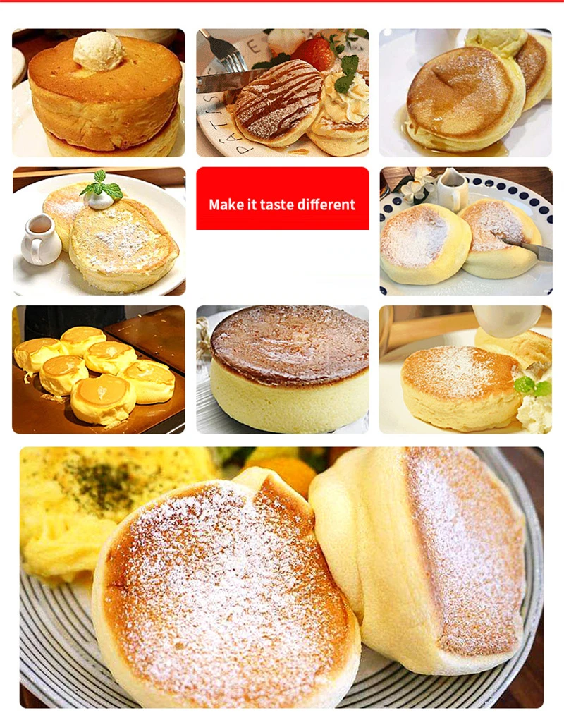 Souffle Maker Souffle Machine 2600W Double Plates Fluffy Japanese Souffle Pancakes Maker Fluffy Pancake Schwa Machine 110V 220V