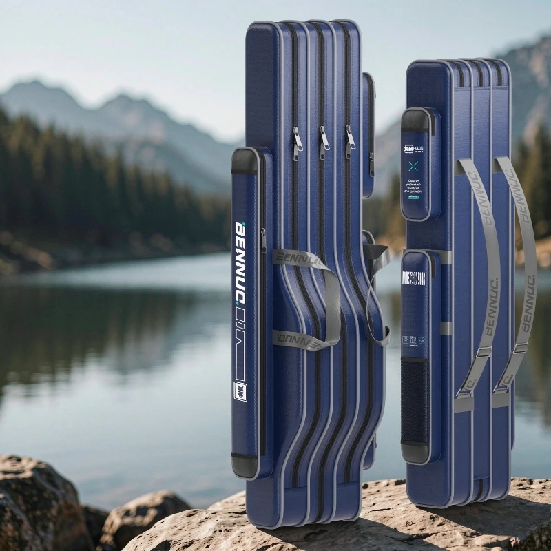 Large Capacity Fishing Rod Bag Thickened Lightweight Tear Resistant Scratch Proof Sea Rod Case for Outdoor Anglers 낚시 가방