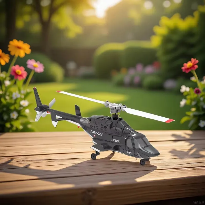 Professional Small Flybarless Airwolf A61 Air Pressure Fixed-Height RC ERA Remote Control Helicopter Model Aircraft Plane RC Toy