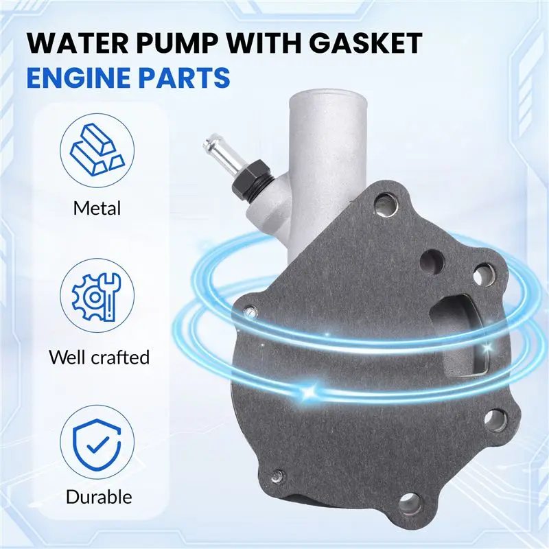 A99F-Engine Parts Water Pump With Gasket MM409302 For S4L S3L S3L2 K3B K3C K3D K3E K4F Hoflader Terex Iseki