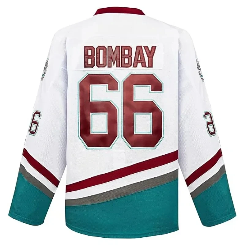 Maillot du film Mighty Ducks Charlie Conway #     96 Adam Banks #     Maillot de hockey sur glace pour hommes 99 #     33 Greg Goldberg #     66 Gordon Bom